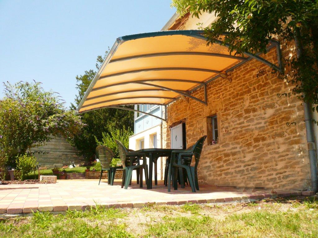 Aménagement paysager et aquatique, extérieur, Pergola, Terrasse, aluminium, COMBIER PAYSAGE 71 