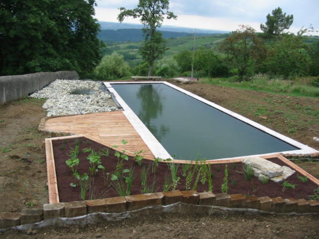 Aménagement extérieur, bassin à filtration naturelle COMBIER PAYSAGE 71