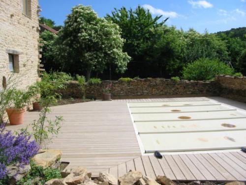 Terrasse en Pin  du Nord classe4 avec gel hydrofuge - Collstrop - kit de 4.2m²