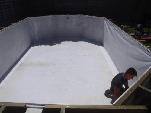 Mise en place liner - Piscine <20m²