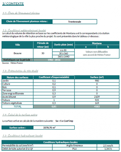 Etude assainissement de 50 à 99 EH ou établissement déclaré ICPE 