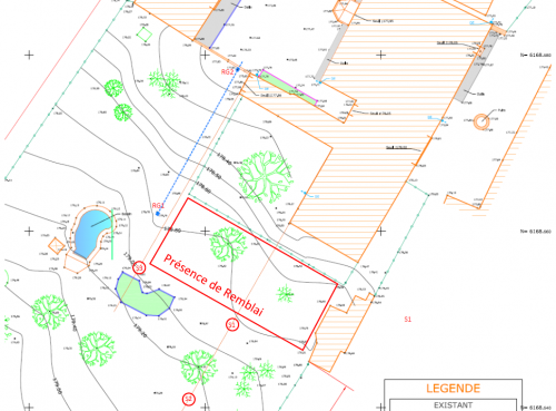 Etude conception - Pour obtention PC - Local professionnel sur parcelle de 1500 à 4999 m²