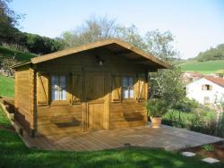 Abri Chalet carport bois alu aménagement extérieur combier paysage 71